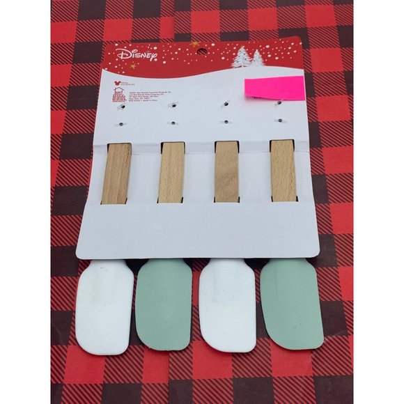 Disney Mickey & Minnie Mouse Christmas 4 Pack Mini Spatula Set - Picture 8 of 9